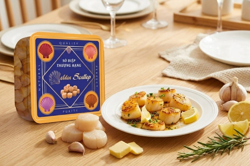 Quà Tết 2027 sò điệp thượng phẩm Golden
