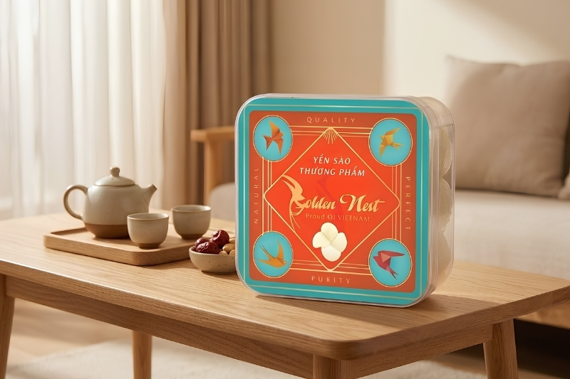 Quà Tết 2027 yến sào thượng phẩm Golden Nest