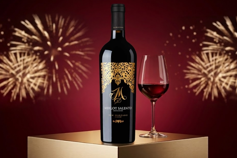 Rượu vang đỏ M Merlot Salento Limited Edition