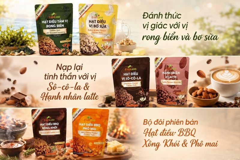 Bộ sưu tập hạt tẩm vị Everland