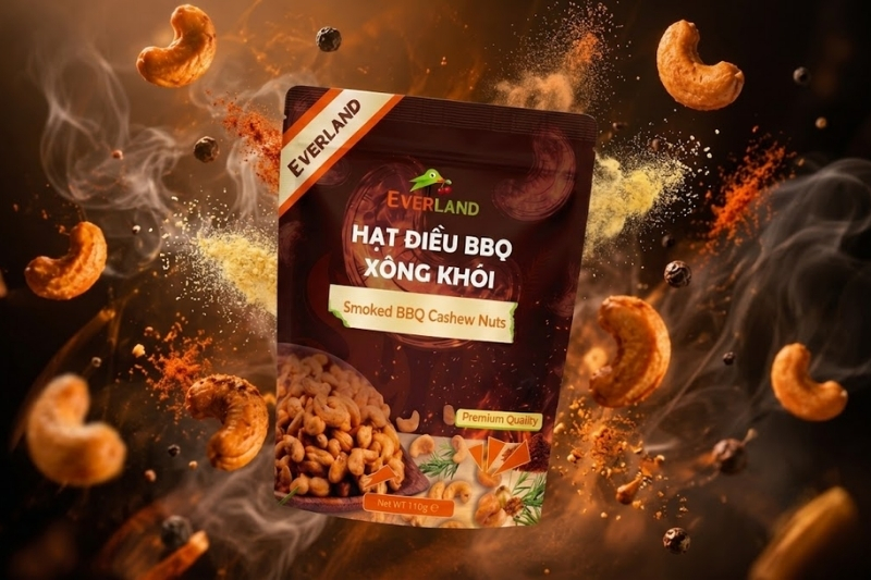 Hạt điều BBQ xông khói