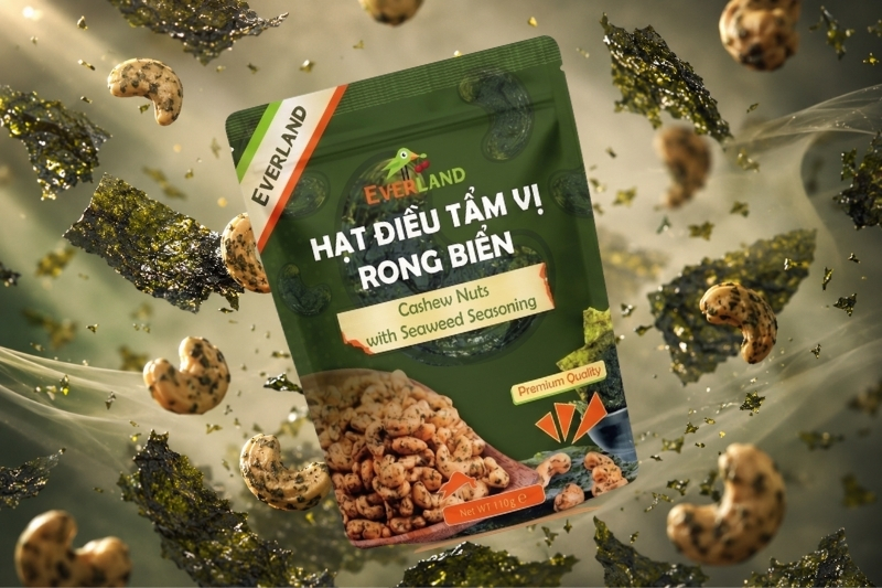 Hạt điều tẩm vị rong biển