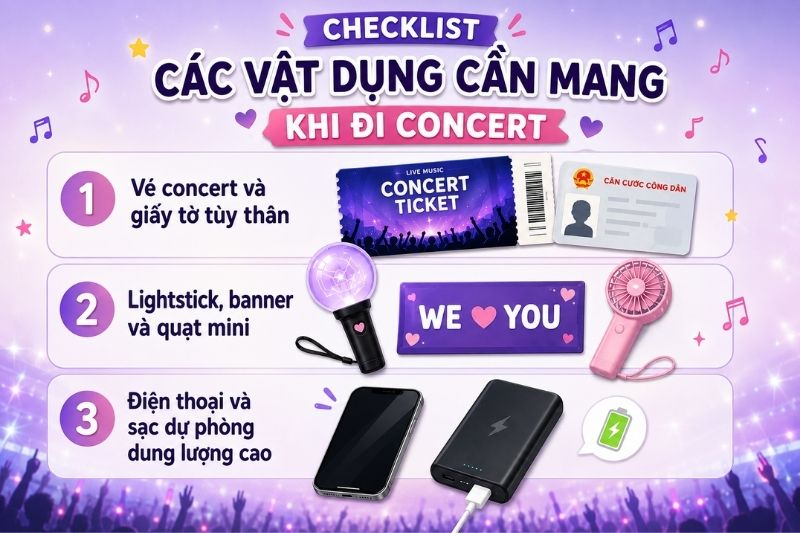 Hạt tẩm vị mang đi concert tiện lợi