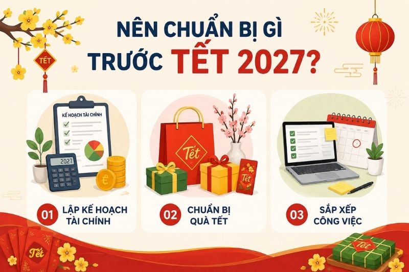 Chuẩn bị gì trước Tết Đinh Mùi 2027