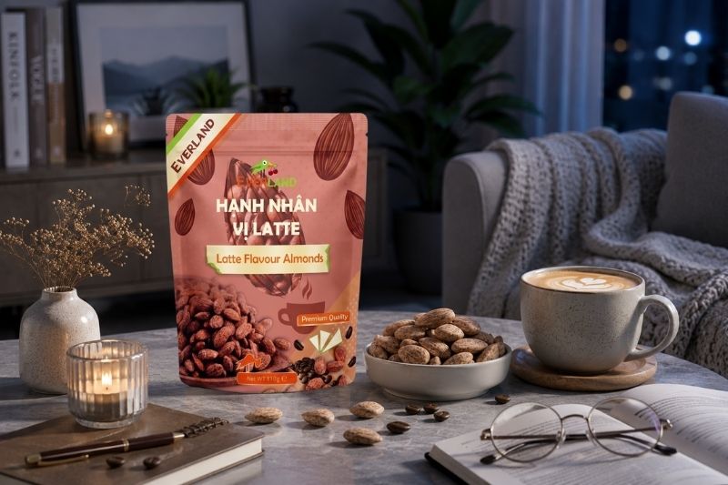 Hạnh Nhân Vị Latte Everland