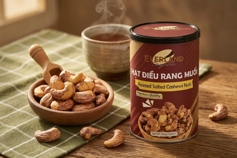 Hạt điều rang muối Everland - hạt ăn ngày Tết
