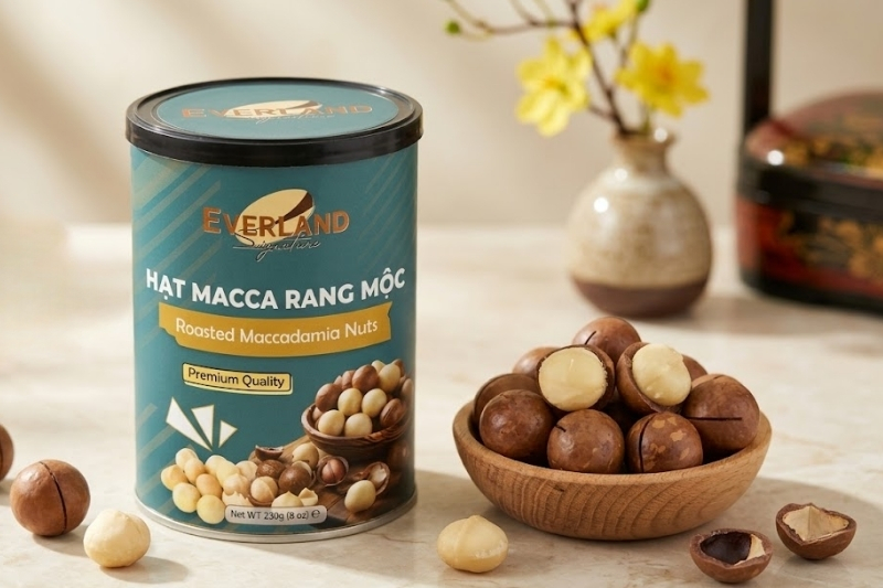 Hạt macca rang mộc Everland - hạt ăn ngày Tết