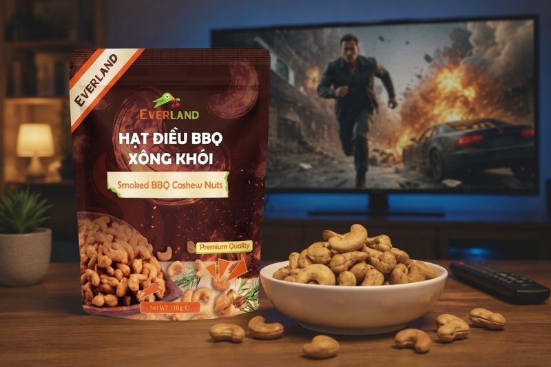 Hạt Điều BBQ Xông Khói Everland