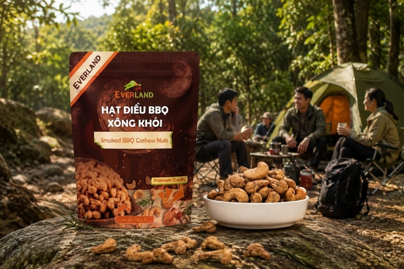 Hạt điều BBQ xông khói