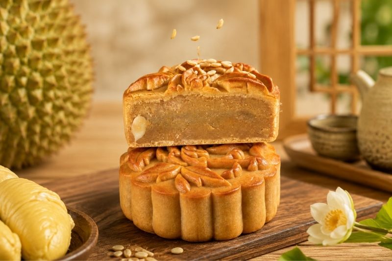 Bánh trung thu chay Sầu Riêng Musang King Thượng Hạng Tai Thong