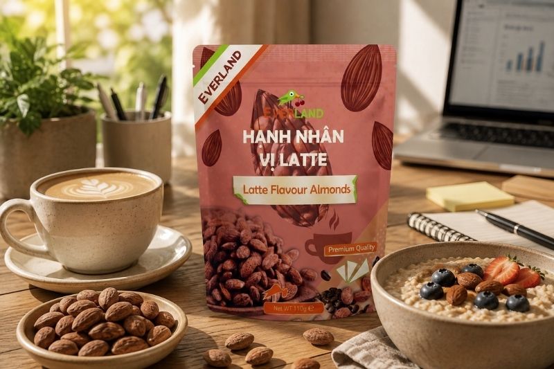 Hạnh nhân vị Latte Everland