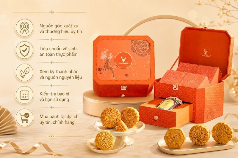 Tiêu chí chọn bánh Trung Thu ngon và an toàn