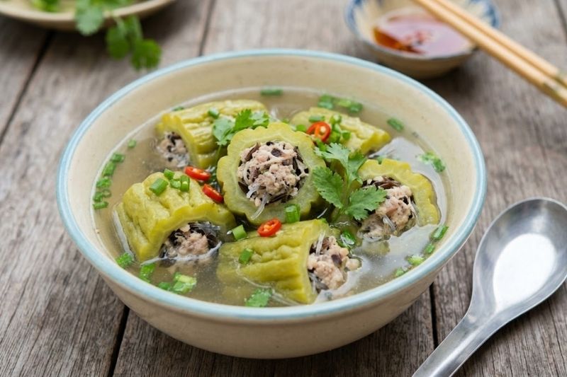 Canh Khổ Qua Nhồi Thịt ngày Tết