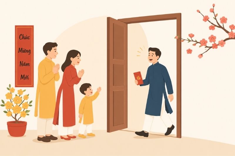 Xông đất đầu năm