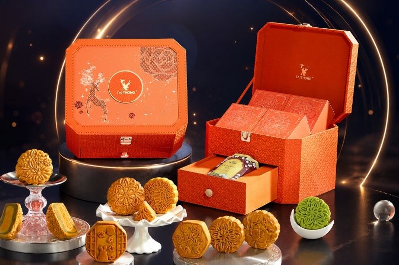 Bánh trung thu kèm tổ yến Lộc Lưu Quang SET 12