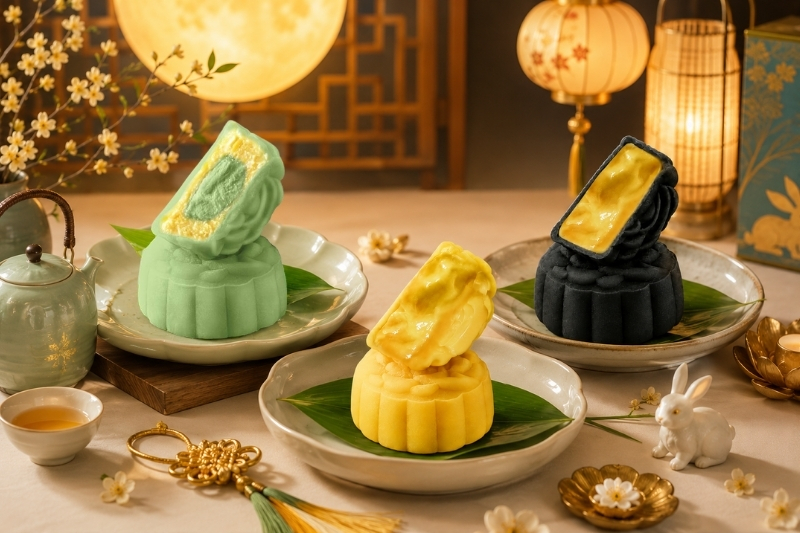 Bánh Trung Thu vỏ tuyết chay Tai Thong