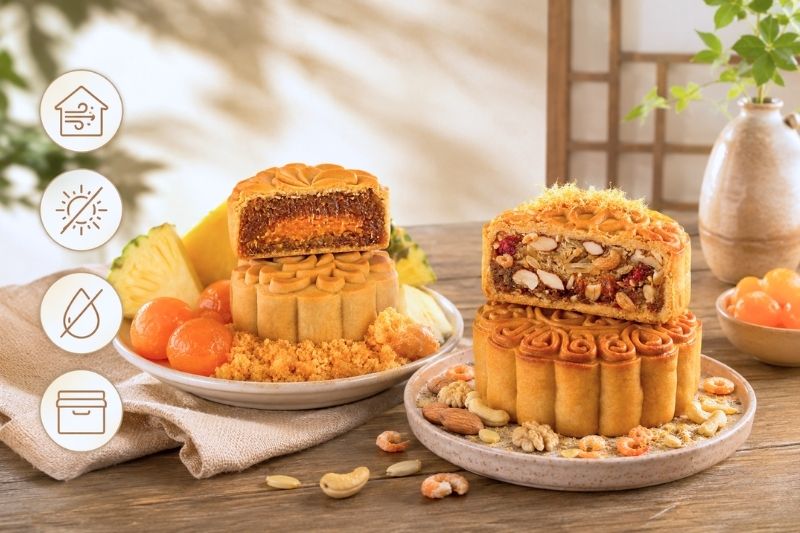 Cách bảo quản bánh trung thu vỏ nướng