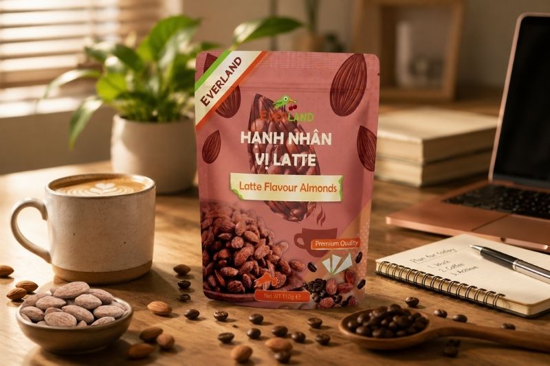 Hạnh nhân vị latte Everland