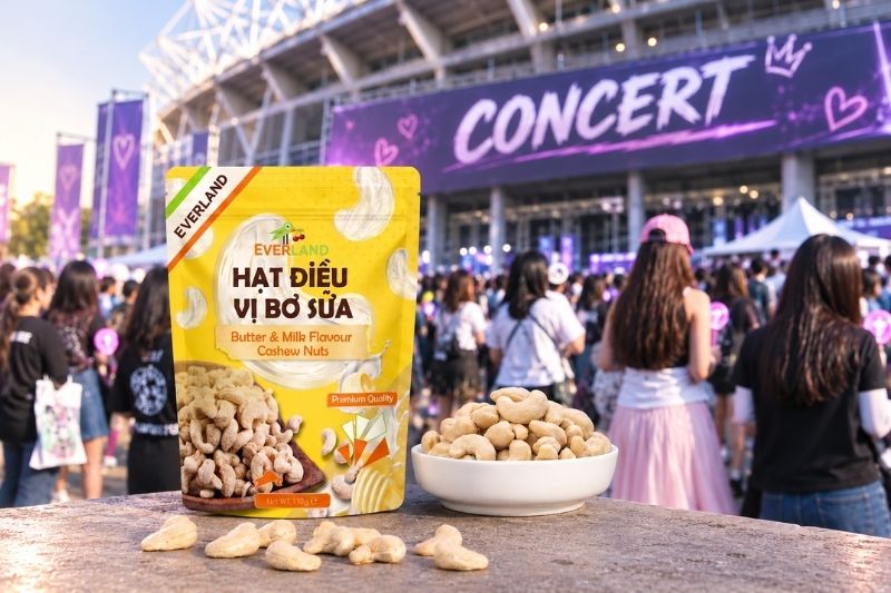 Hạt điều tẩm vị bơ sữa Tai Thong