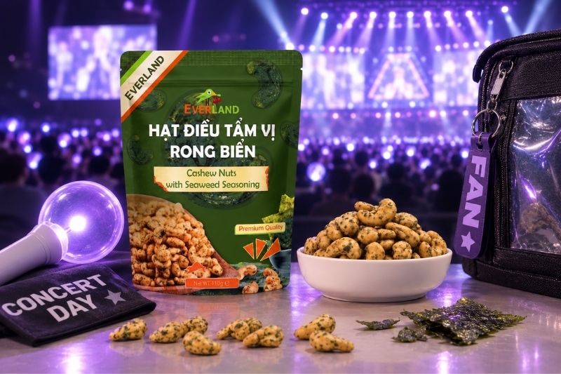 Hạt điều tẩm vị rong biển Tai Thong