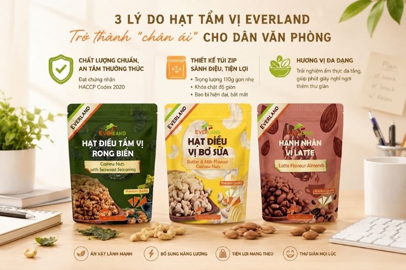 Hạt dinh dưỡng tẩm vị Everland