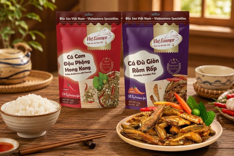 Khô cá cơm đậu phộng đặc sản Viet Essence