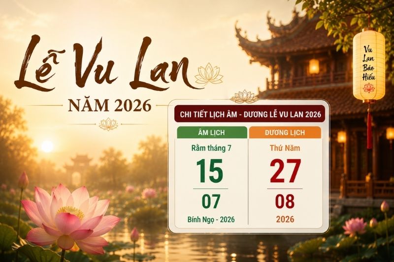 Lễ Vu Lan năm nay ngày mấy