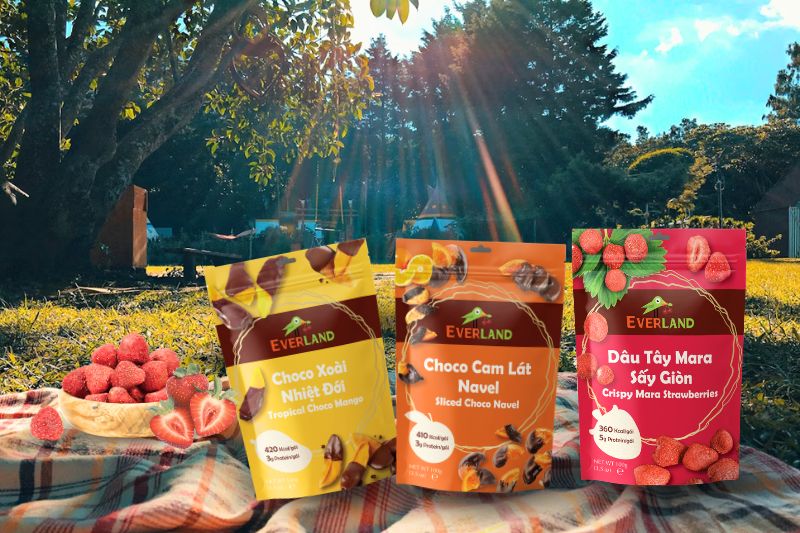 trái cây sấy giòn vừa ngon vừa healthy