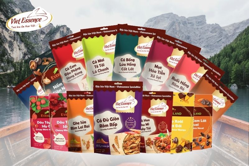 Đặc sản ăn liền Viet Essence tiện lợi, dễ bảo quản trong mọi chuyến đi