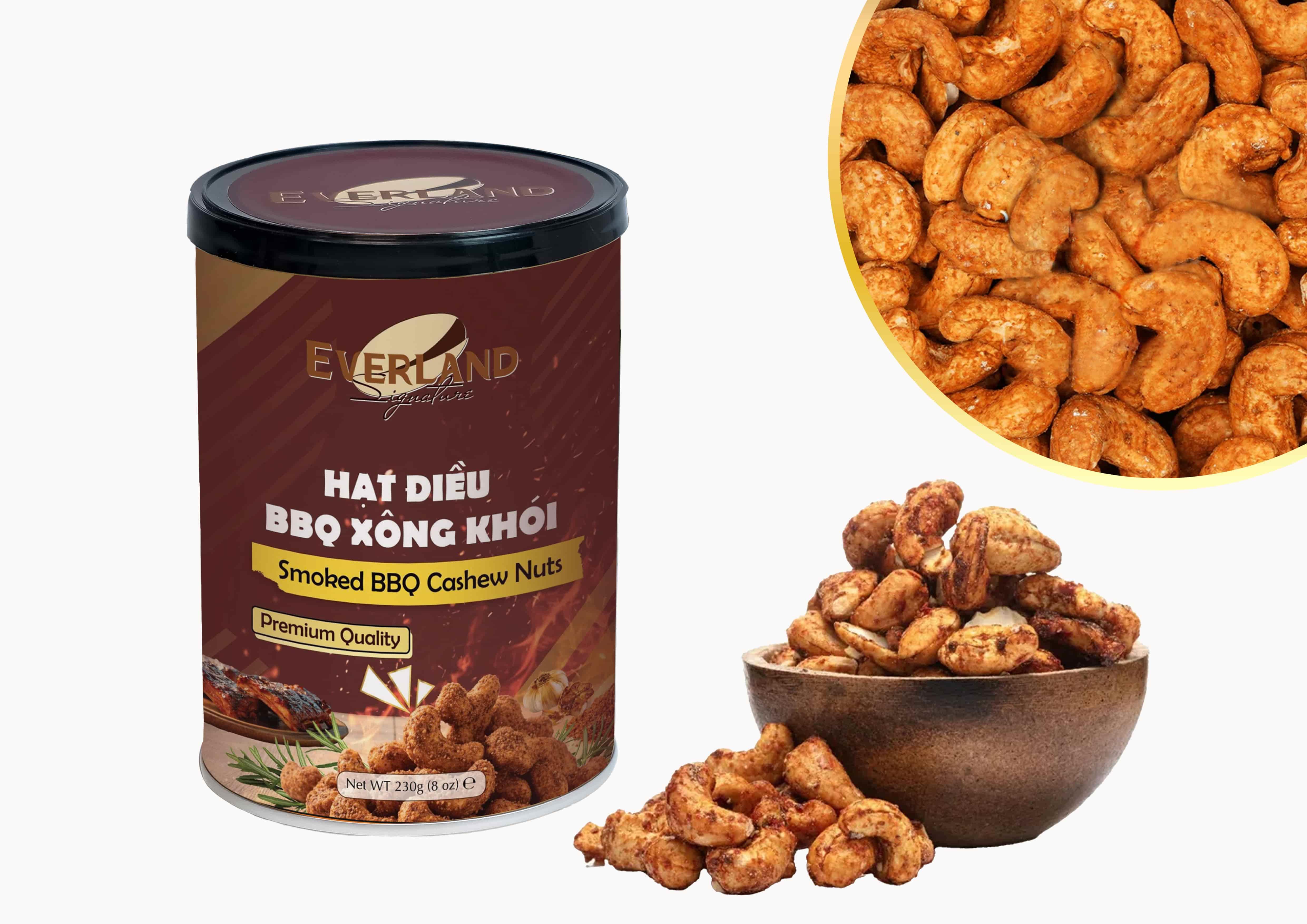 Hạt Điều BBQ Xông Khói Everland 200gr